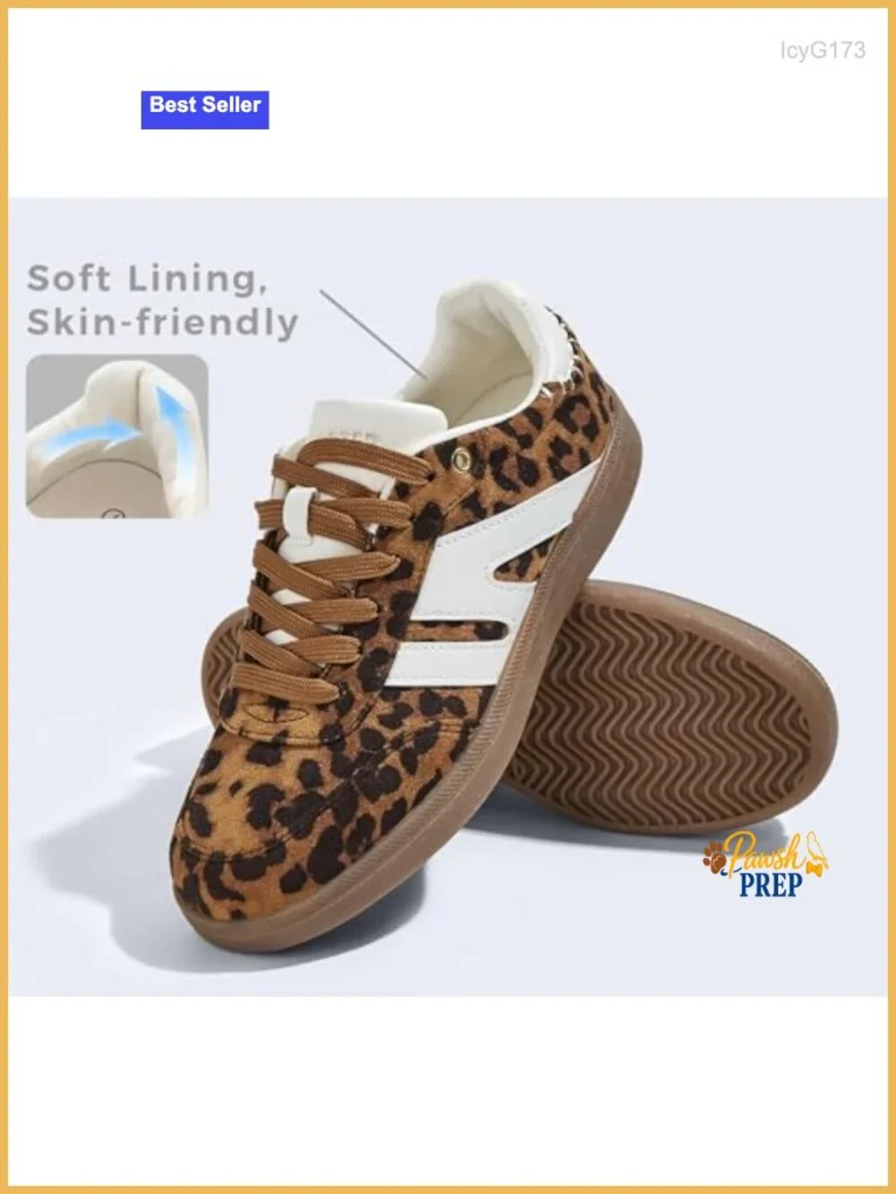 Genuine Leather & Suede Retro Fashion Sneakers - Anti-Slip Gum Sole Lace-Up
